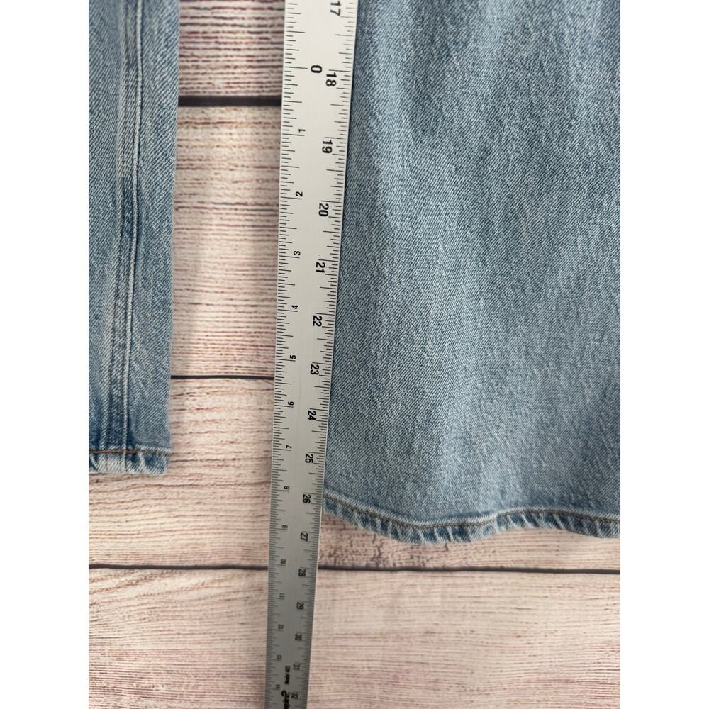 Agolde Ren High Rise Wide Leg Relaxed Jeans Womens 32 Blue Light Wash Denim - Picture 10 of 10